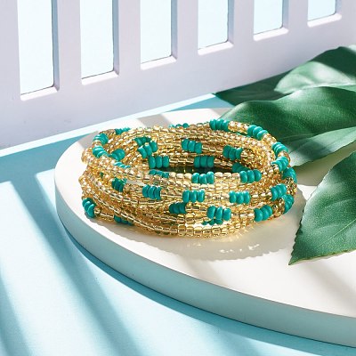 2Pcs Summer Jewelry Waist Bead NJEW-C00024-01-1
