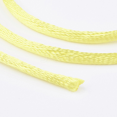 Nylon Satin Rattail Cords NWIR-L006-2mm-12-1