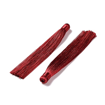 Nylon Tassels Big Pendant Decorations HJEW-G010-B02-1