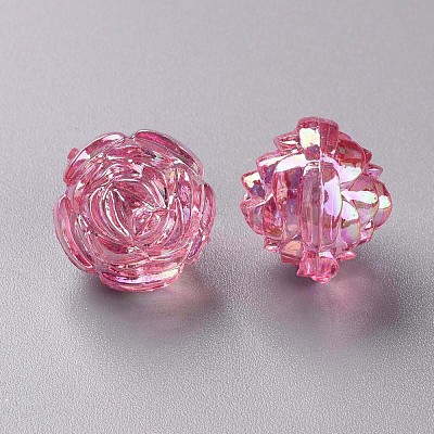 Transparent Acrylic Beads TACR-S154-31C-705-1