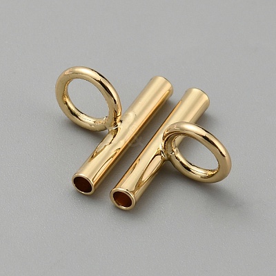 Brass Tube Bails DIY-WH0430-581B-G-1