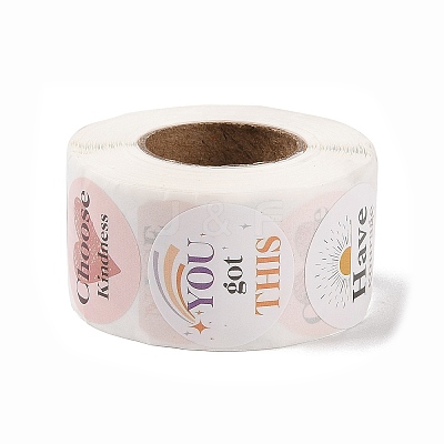 500Pcs Award Paper Self-Adhesive Stickers AJEW-S089-10A-1