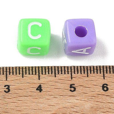 Opaque Acrylic Beads AC-CBA7818-01-1