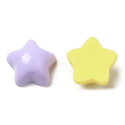 Cartoon Opaque Resin Cabochons RESI-C039-01O-1