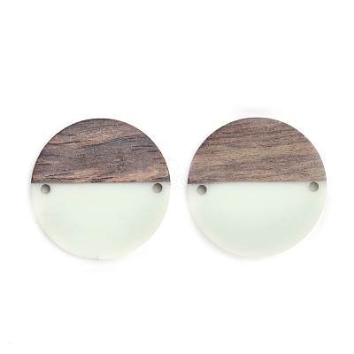 Resin & Walnut Wood Links connectors RESI-T023-16A-1