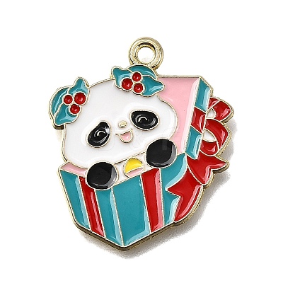 Alloy Enamel Pendants FIND-Z094-02G-08-1