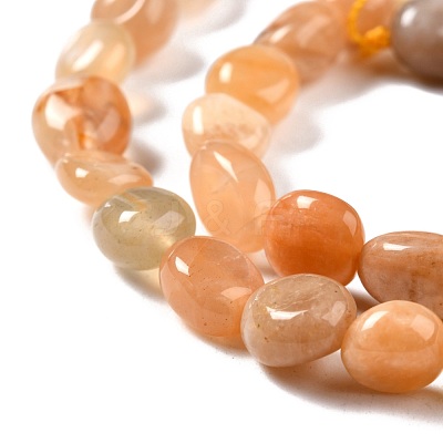 Natural Sunstone Beads Strands G-G018-18A-1