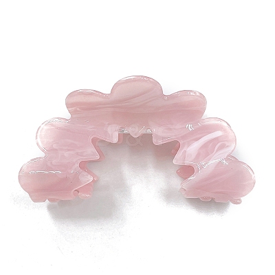 Hollow Wave Acrylic Large Claw Hair Clips PW-WG83869-03-1