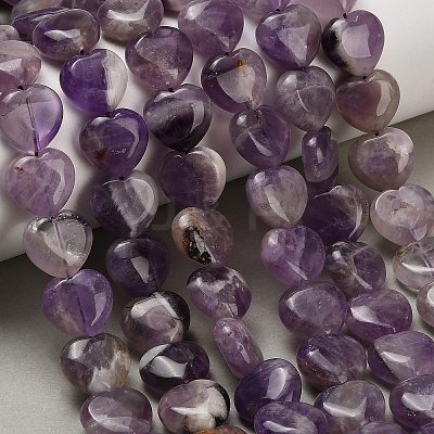 Natural Banded Amethyst Beads Strands GG-D001-B02-1