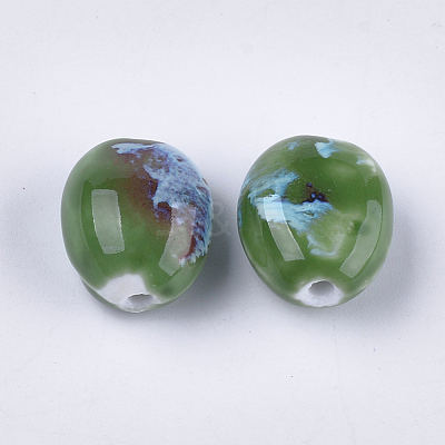Handmade Porcelain Beads PORC-S498-26B-1