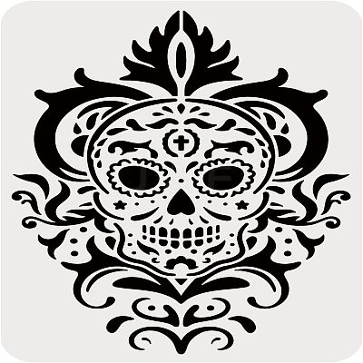 Plastic Reusable Drawing Painting Stencils Templates DIY-WH0202-358-1