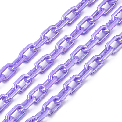 Acrylic Opaque Cable Chains X-PACR-N009-002E-1