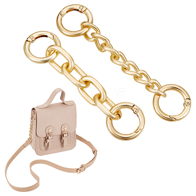 4Pcs 2 Styles Alloy Link Bag Strap Extender FIND-UN0003-10-1
