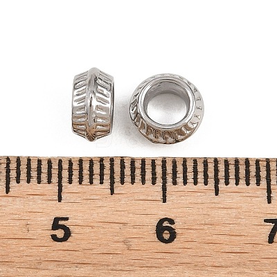 304 Stainless Steel Beads STAS-D394-02G-P-1