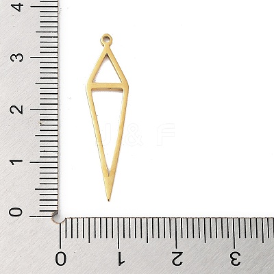 304 Stainless Steel Pendants STAS-R226-02G-1