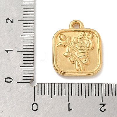 Ion Plating(IP) 304 Stainless Steel Pendants STAS-Q334-24G-1