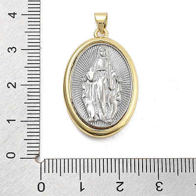 Long-Lasting Plated Brass Pendants KK-Q006-42G-03-1