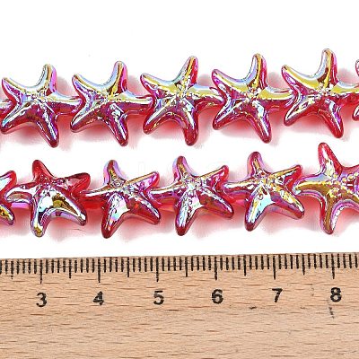 Electroplate Glass Beads Strands EGLA-P069-01A-AB01-1