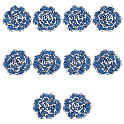 10Pcs Hotfix Glass Rhinestone DIY-WR0004-87A-1