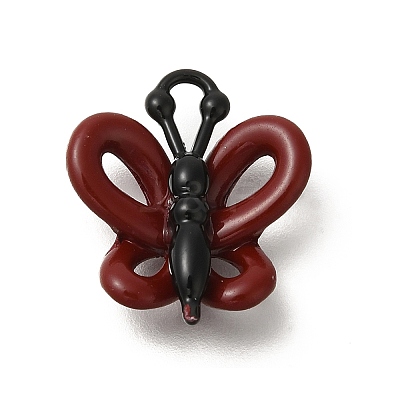 Red and Black Double Screen Alloy Pendants FIND-Z067-01B-03-1