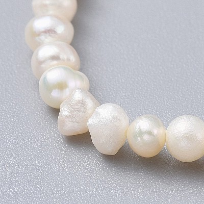 Natural Freshwater Pearl Beads Bracelets X-BJEW-JB04618-1