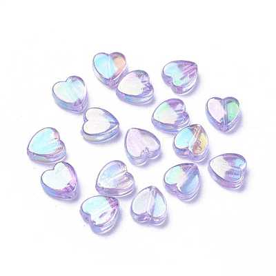 Eco-Friendly Transparent Acrylic Beads PL539-820-1