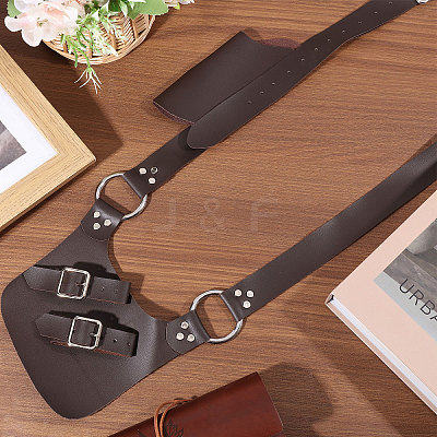 Medieval PU Leather Gun Holster AJEW-WH0606-009A-1
