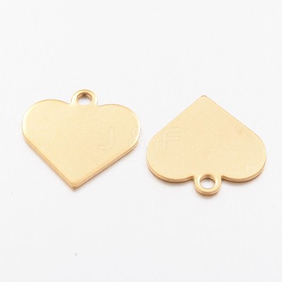Ion Plating(IP) 304 Stainless Steel Charms X-STAS-K112-03G-1