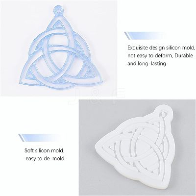 DIY Silicone Pendant Molds DIY-OC0003-07-1