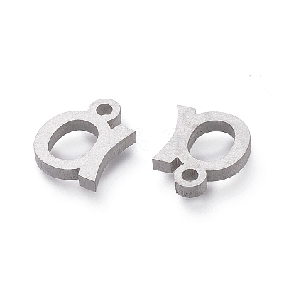 Tarnish Resistant 304 Stainless Steel Pendants STAS-A045-04P-1