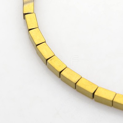 Electroplate Non-magnetic Synthetic Hematite Beads Strands G-J213A-06A-1