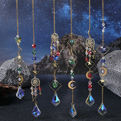 DIY Pendant Decoration Suncatchers Making Kit DIY-SC0024-01-1