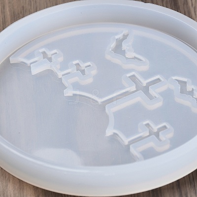 Halloween Series Coaster Silicone Molds SIL-B075-03D-1