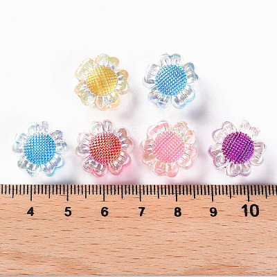 Transparent Acrylic Beads X-TACR-S152-10B-1