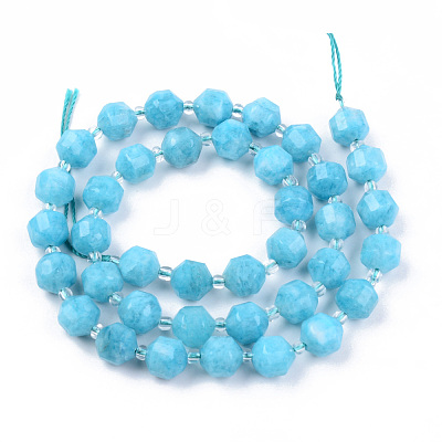 Natural Quartz Beads Strands X-G-R482-09-8mm-1-1