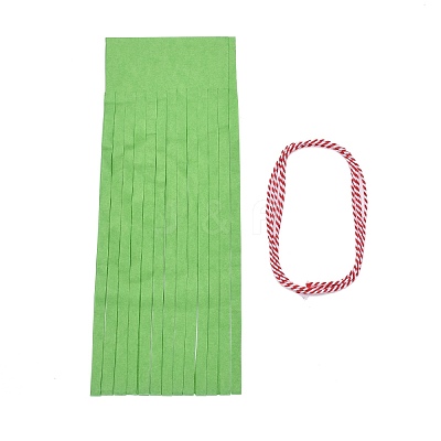 Paper Tassel Banner AJEW-WH0007-01I-1