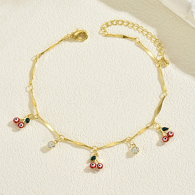 Bohemian Style Brass Pendant Anklet for Women BO4646-1