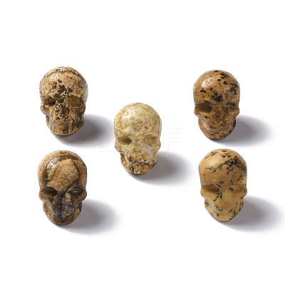 Natural Picture Jasper Beads G-I352-05-1