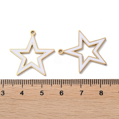 Ion Plating(IP) 304 Stainless Steel Pendants STAS-C083-15G-02-1