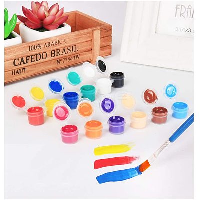 3ml 6 box Plastic Empty Paint Palette TOOL-PH0016-56-1