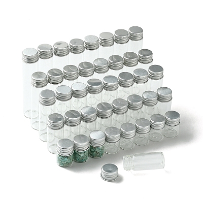 30Pcs Empty Glass Bead Storage Tubes AJEW-YW0001-16A-1