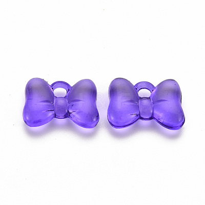 Transparent Acrylic Pendants TACR-T024-02BA-936-1