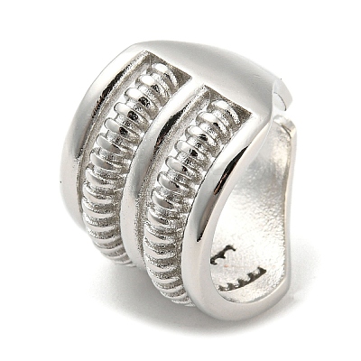 Brass Open Cuff Ring RJEW-C033-05P-1