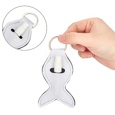 Sublimation Blank MDF Hand Sanitizer Keychain Holders KEYC-GF0001-04-1