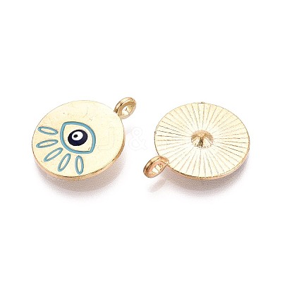 Alloy Enamel Pendants PALLOY-T092-13G-1