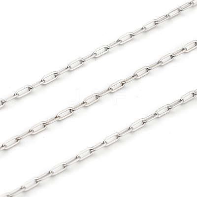 Non-Tarnish 304 Stainless Steel 
Paperclip Chains STAS-H111-03P-1