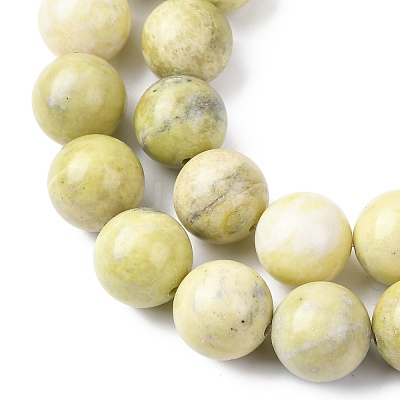 Natural Lemon Jade Beads Strands G-H343-D01-14mm-1