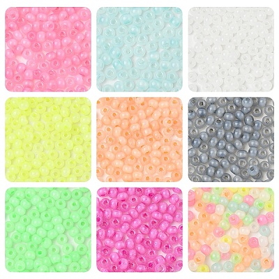 10G Glass Seed Beads SEED-YW0003-03A-1