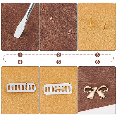 18 Sets 9 Style Zinc Alloy Bag Buckle Clips FIND-WR0008-31-1