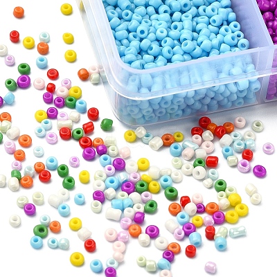 DIY Candy Color Seed Beads Bracelet Making Kit SEED-YW0001-79-1